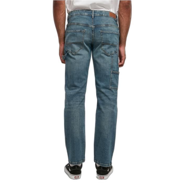 Jeans Urban Classics Carpenter Back - Sand Destroyed Washed - 32