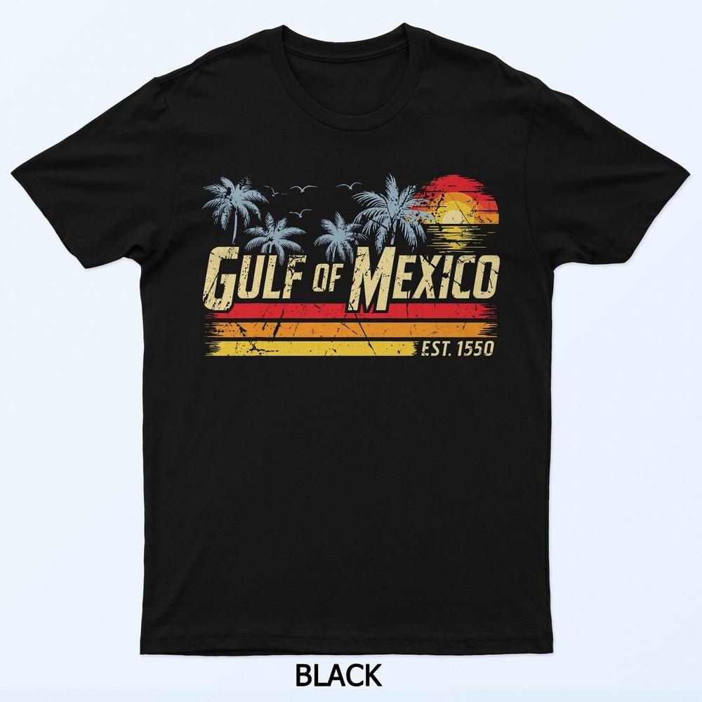 

Gulf of Mexico Forever Retro Vintage Beach Mens Women T-Shirt M