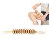 12 Roller Massage Tool Wood Therapy Body Massage Anti Cellulite Roller Stick