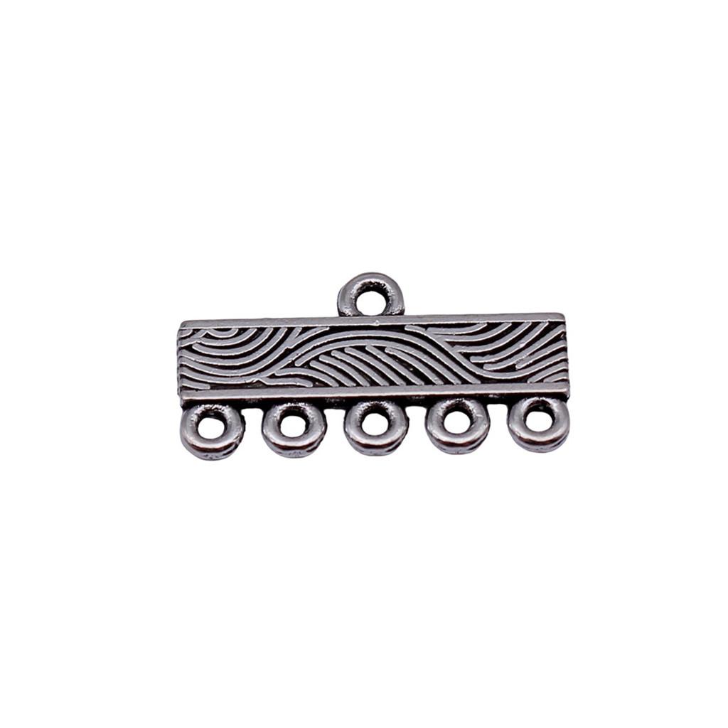 Geometric Flower Multi Loop Connectors Metal Links For Earrings Accessories Parts