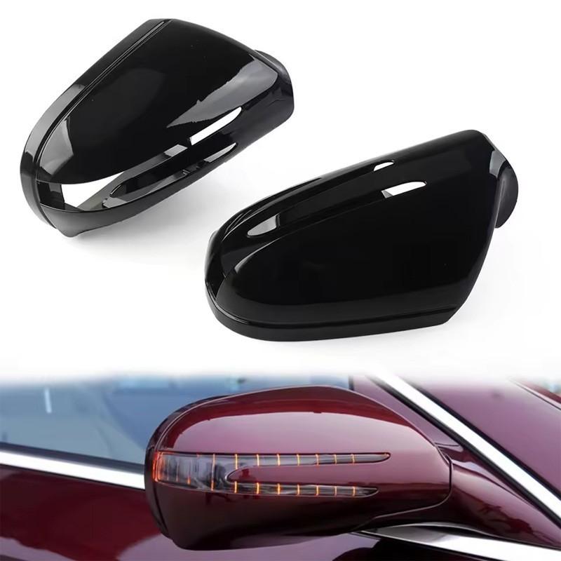Protective Cover Door Mirror Shell For Mercedes Benz E-coupe CLS CLC SL SLK Class W207 C207 W219 R230 R171 CarbonFiber