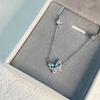 Butterfly Dream Necklace: Elegant Ice Crystal Butterfly Pendant for Women – Luxurious, Versatile Jewelry with Unique Personality and Charm.