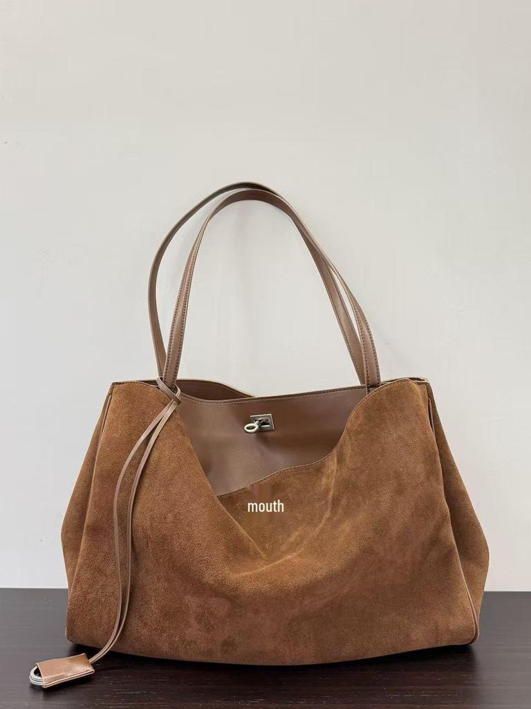 B's Trendy Frosted Genuine Leather Shoulder & Crossbody Bag for Autumn/Winter