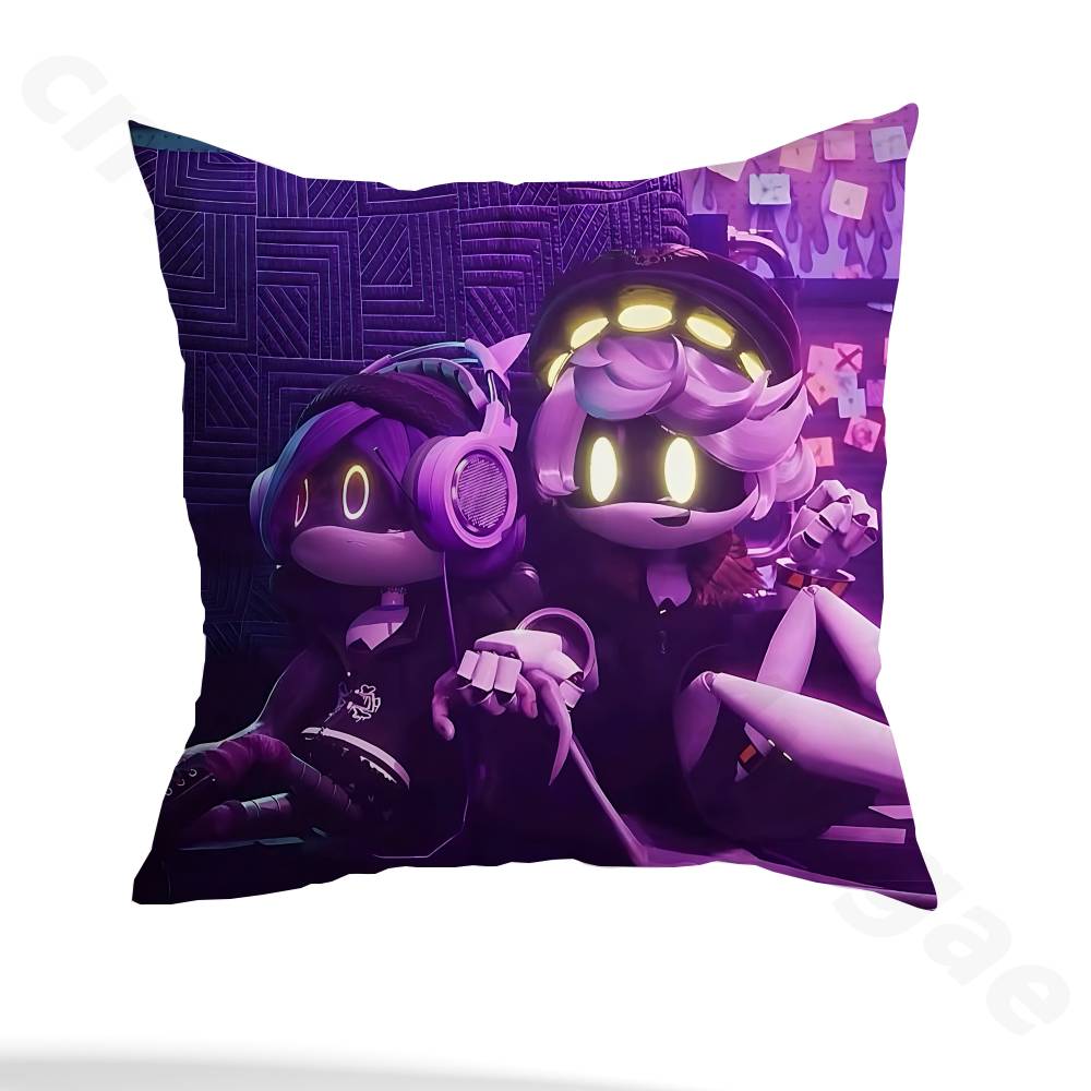 Cute Dog UZI Killers pillowcase casual style decoration, suitable for home decoration (excluding pillow core)