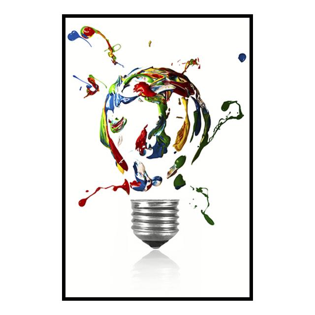 Abstrakte Graffiti Licht Bild Poster Leinwand Malerei Drucken Cuadros Wand Kunst Dekoration Wandbild Für Moderne Wohnkultur Kein Rahmen