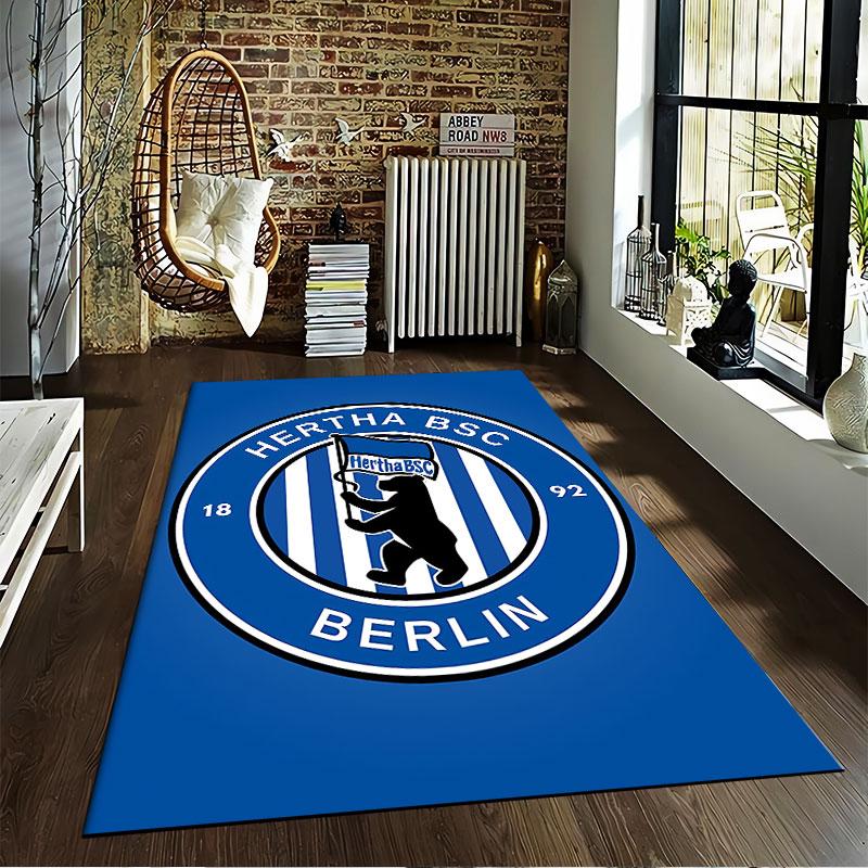 Hertha BSC Logo Carpet suitable as a non-slip mat for the living room or bedroom sofa