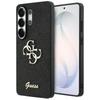 Funda Guess Fixed Glitter Big 4G Metal Logo para Samsung Galaxy S26 Ultra negra