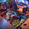 Harley Quinn-themed rug, non-slip rug, suitable for living room, bedroom, game room, computer room and home décor.