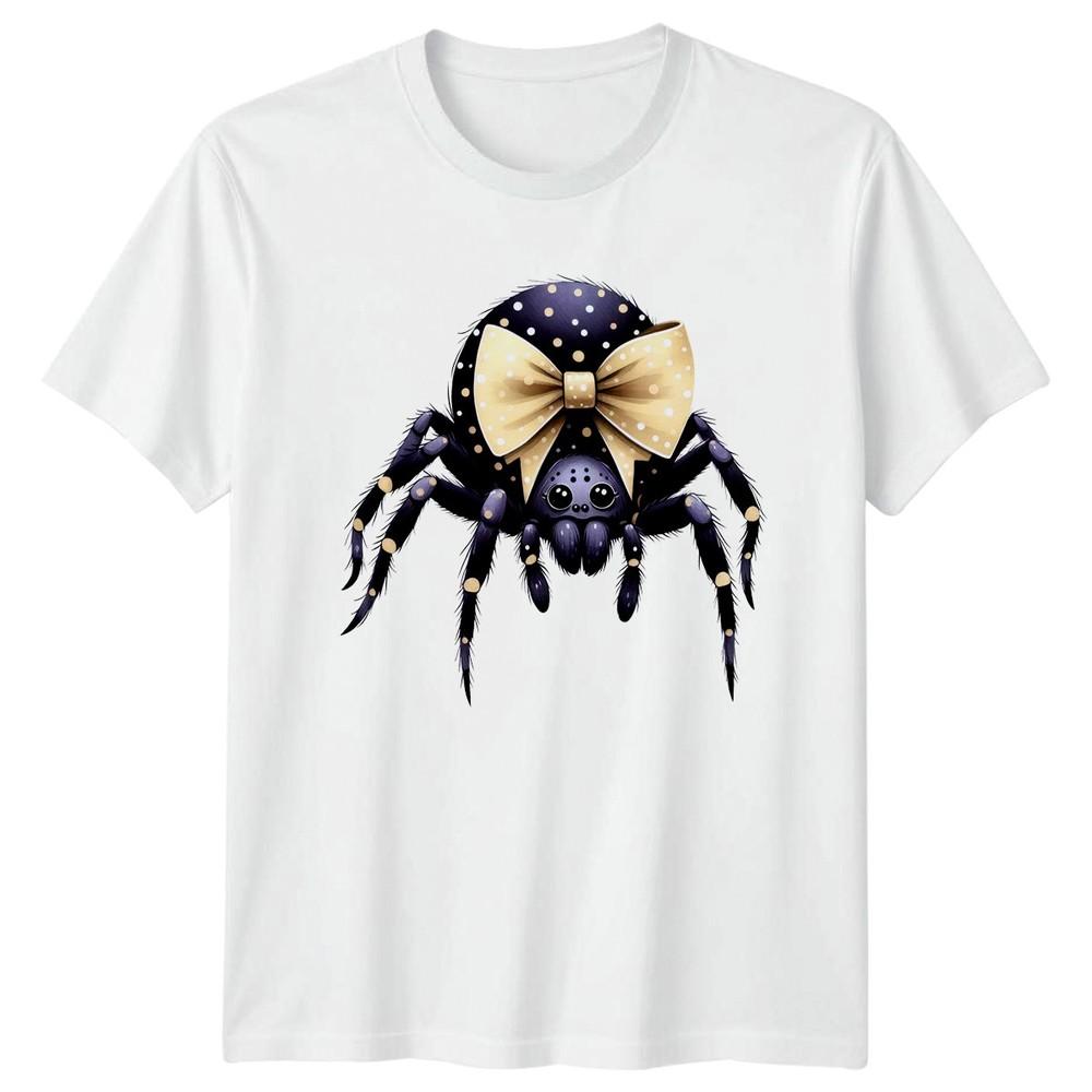 Cute Coquette Spider Bow Unisexs TShirt Spooky Season Halloween Gift For Her S