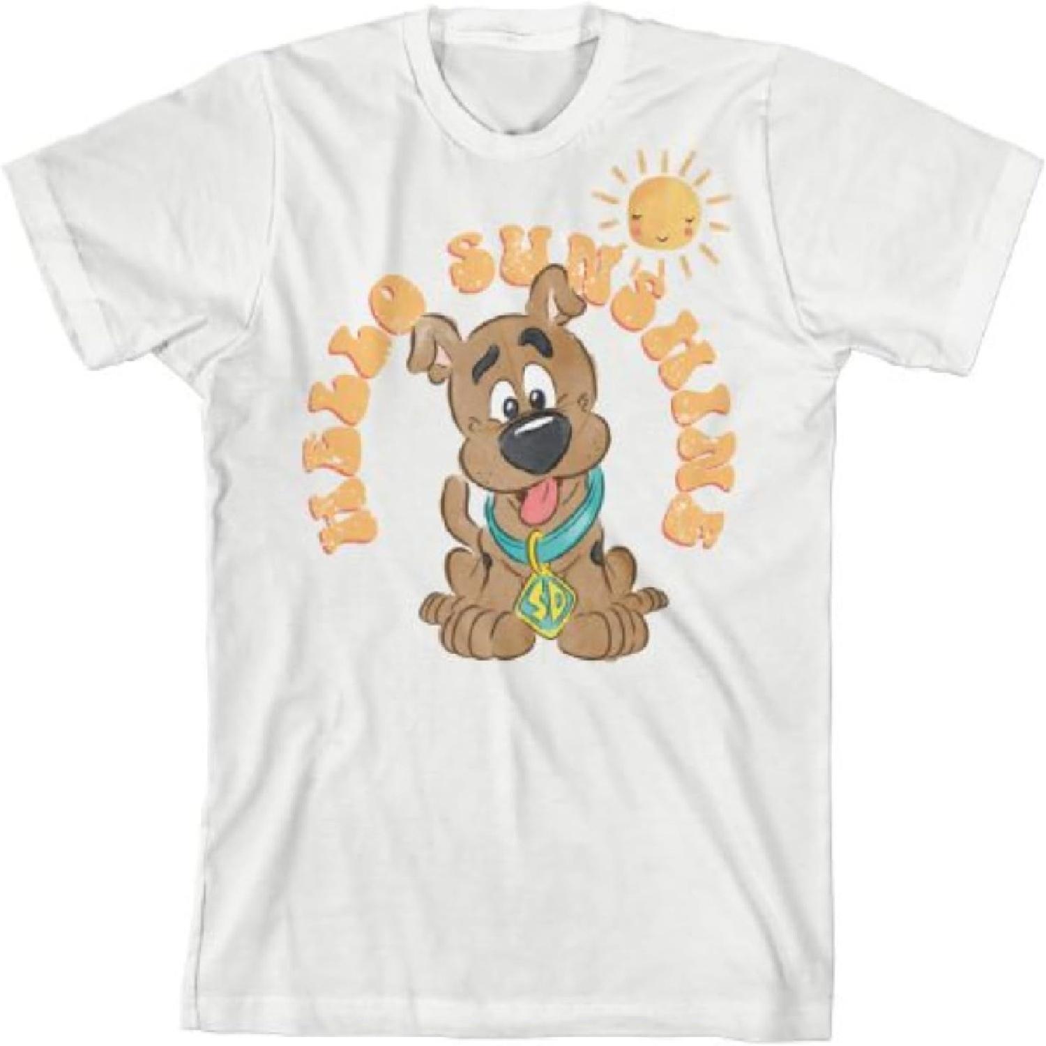 Скуби-Ду Привет, Солнышко Малыш Скуби Детская Белая Футболка XXXXXL белый