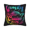 Family Cruise Pillow Cover Morden Pillow Case For Sofa Home Decoration Comfy Pillowcases Gift
