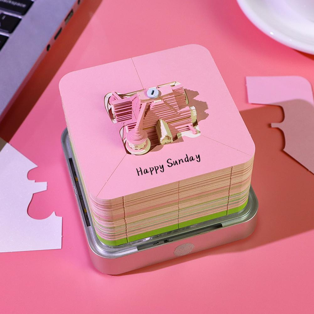 

Castle Model 3D Memo Pad Novelty Basketball 3D Paper Sculpture Great Presents China Mainland
