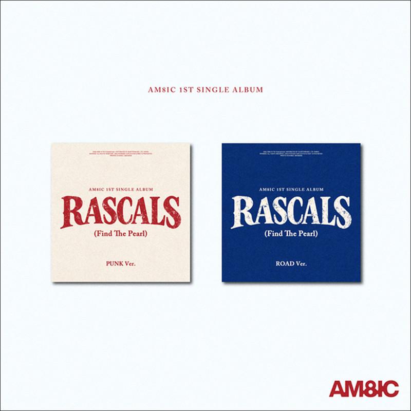 [Vorbestellung] AM8IC - 1. Single-Album [RASCALS (Finde die Perle)] PUNK Ver. / STRASSEN-Version. + Kostenloses Geschenk