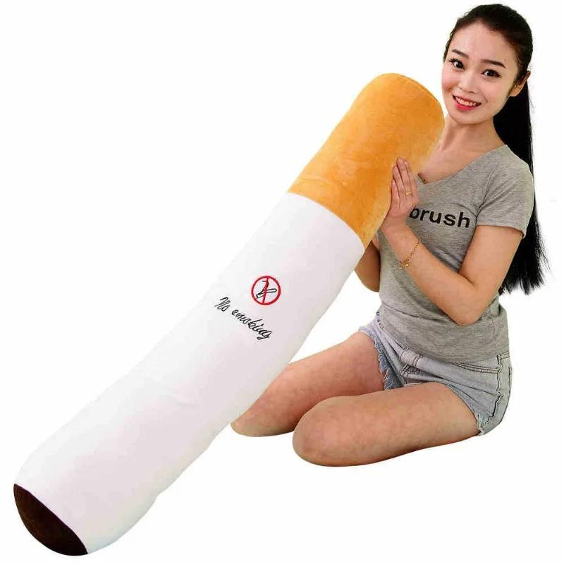 Pet Funny Toys Cigar Big Smoke Plush Sound Squeak Fake Cigarettes Toys Dog Chew Molar Interactive Game Bite Resistant Pet Toy