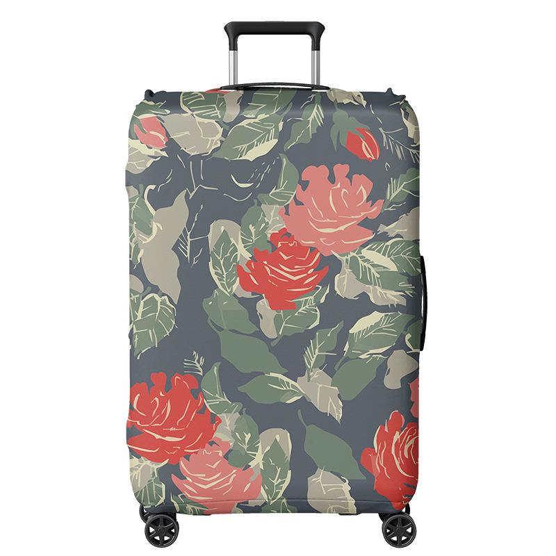 Přizpůsobitelný zesílený kožený cestovní kufr Obal proti prachu