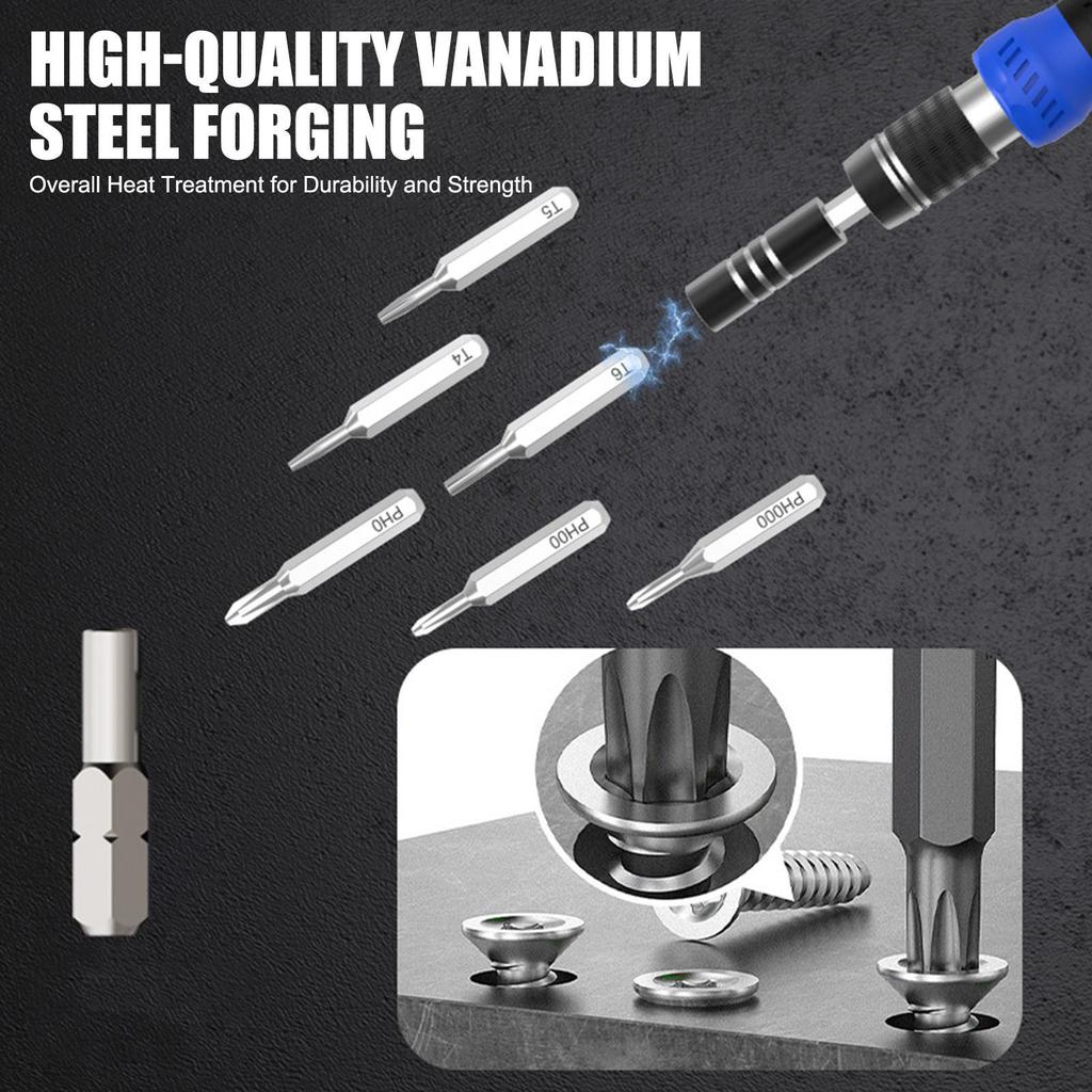 Precision Screwdriver Kit Ergonomic Portable 160 in 1 Tool with Case Appliance Repair Screwdriver Set for Home Industrial