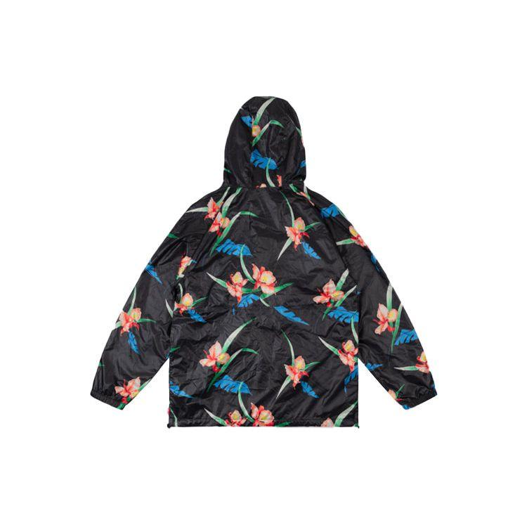 Levis Floral Print Hooded Jacket Men Jackets Black 56568-0004
