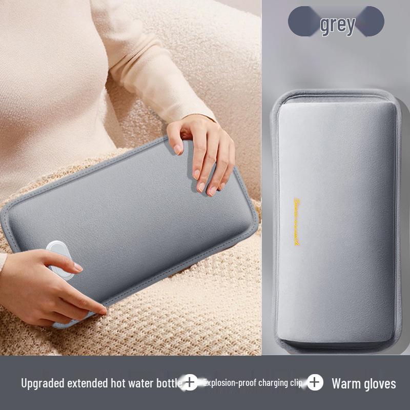 Electric Explosion-Proof Rechargeable Hand Warmer & Large Hot Water Bag