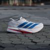 Adizero Boston 13 Suporte Baixo Tênis de Corrida Masculino Branco Azul