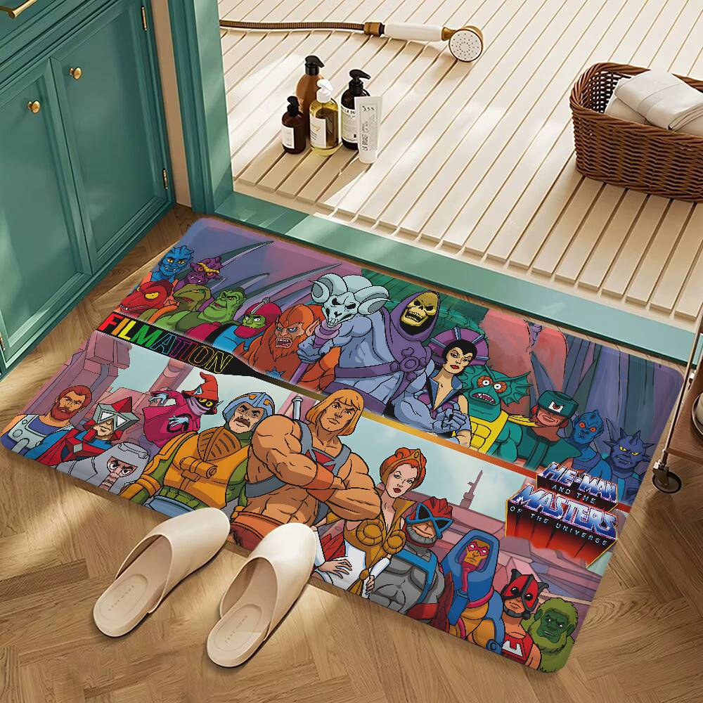 He Man Masters Of Universe Hallway Carpet Non-Slip Laundry Room Mat Laundry Decor Balcony Child Living Room Toilet Rug