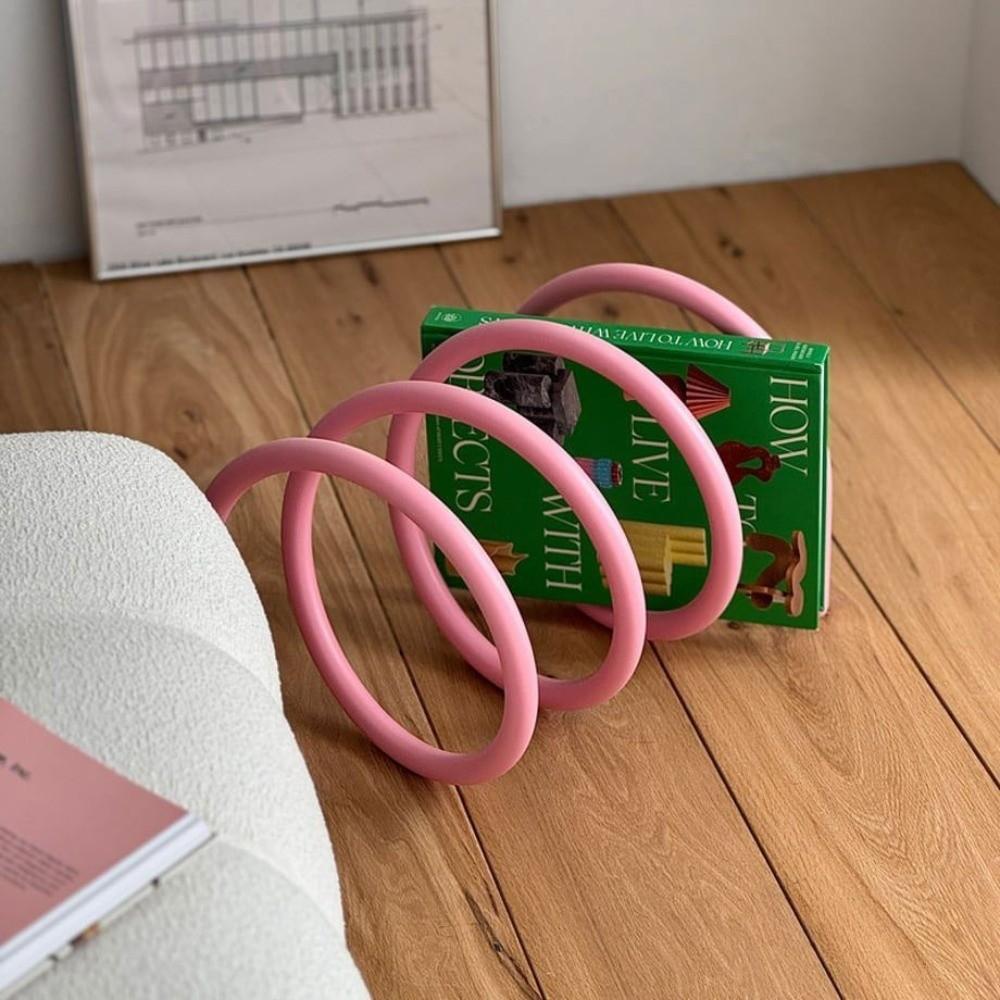 Spiral Bookcases INS Book Stand Fashionable Accessories Book Racks Study Decoration