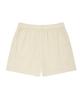 Wacky Willy Women'S Nylon Elastic Shorts Cream