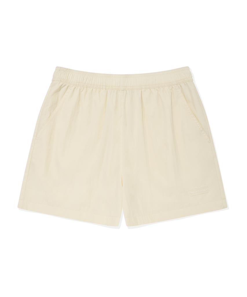 Wacky Willy Women'S Nylon Elastic Shorts Cream