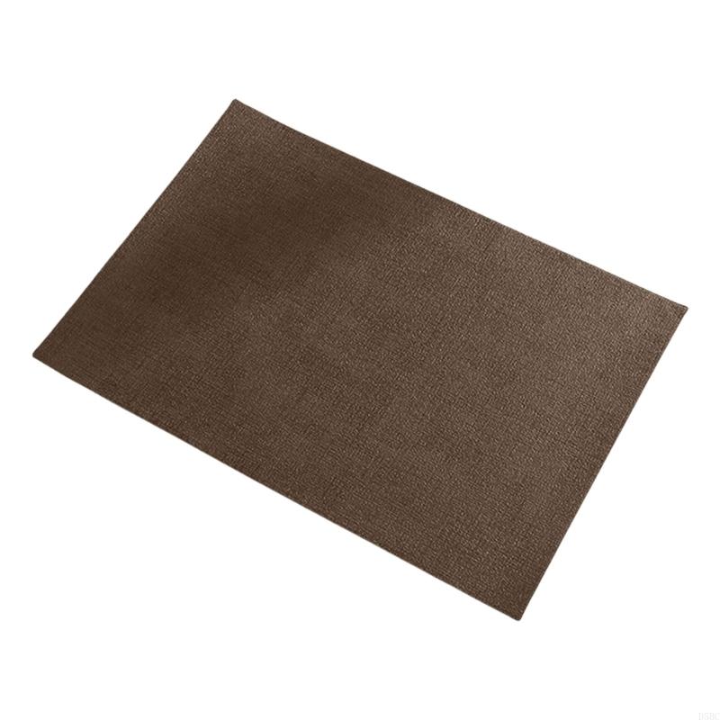  Double Side Leather Table Mats And Coasters Waterproof Nonslip Washable Placemat