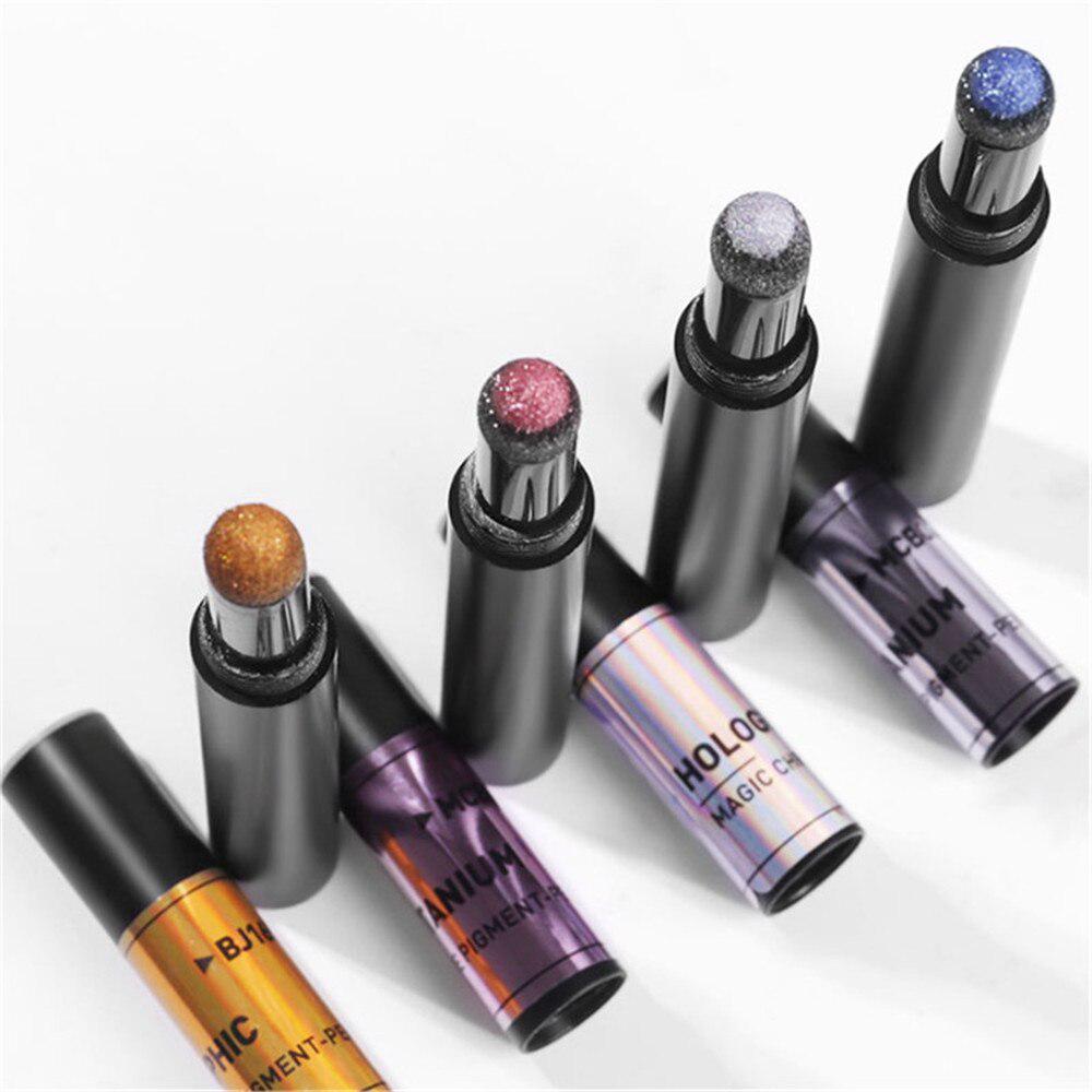 10 Colors Air Cushion Magic Powder Pen Makeup UV Gel Chrome Holographic Mirror Effect Metal Powders Nail Art Laqcuer Manicure
