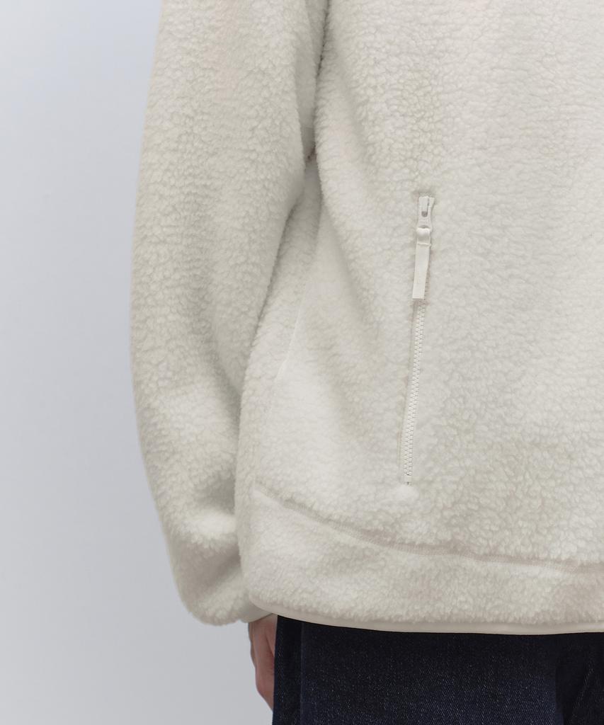 Musinsa Standard Essential Sherpa Fleece High-Neck Jacket [Ivory]