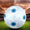 1PC Blue Floral Bloom Soccer Ball Size 5 Football Machine Sewn Indoor/Outdoor Universal Football A38