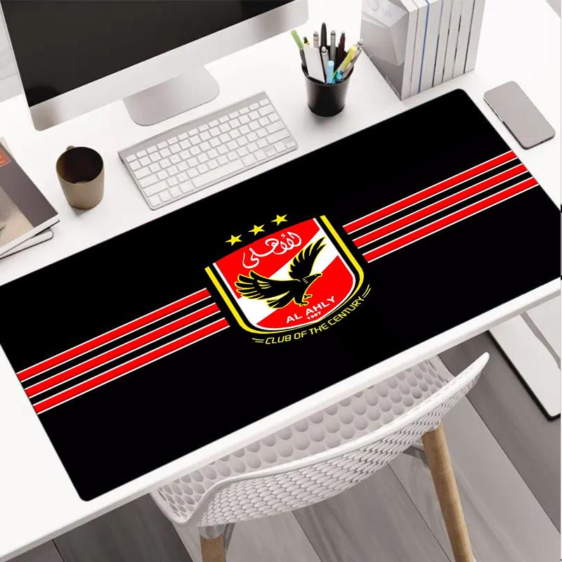 Al Ahly Fc Crest Design Mouse pad Mouse pad, Gaming Mouse Pad, keyboard pad, Desk Decor for computer notebook Fan Gift Birthday Gift