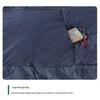 Erwachsenen-Umhang-Schlafsack Winddicht Kältebeständig Warm Auto Notfall Polyester 200cm Schal-Stil
