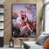 Cephalus and Aurora Valentines Day Love Poster Altered Portrait Art Canvas Painting Nude Wall Art Valentines Day Gift Home Decor