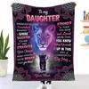 Envelope letter digital-printed polyester Bedroom velvet flannel soft sofa cover blanket Fleece soft sofa cover blankets
