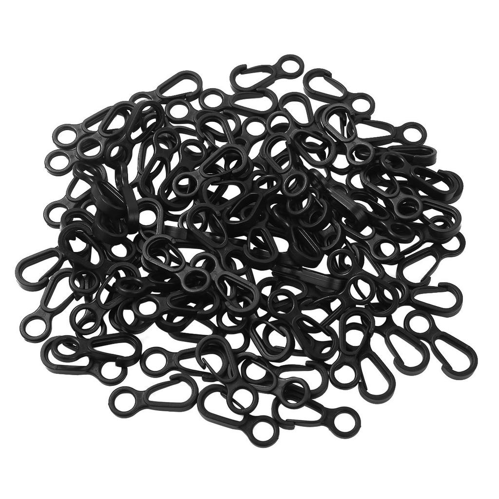 10/50/100PCS Nylonová plastová tyč s malou vlajkou, zaklapávací háčky Upevnění Odolné přezky Háčky na batoh
