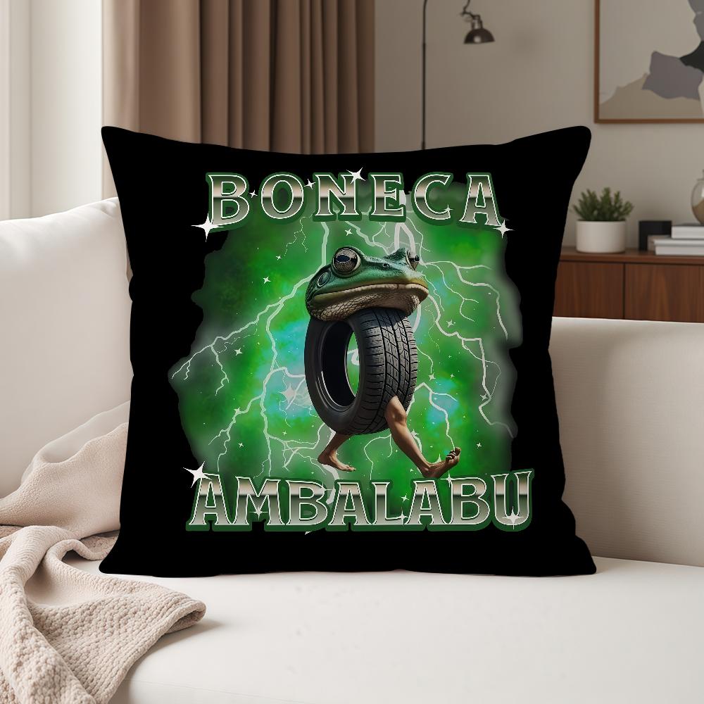 Itallan B-Brainrot Creative A-Animal Pillow Case Suitable For Bedrooms Living Rooms Cars Home Decoration