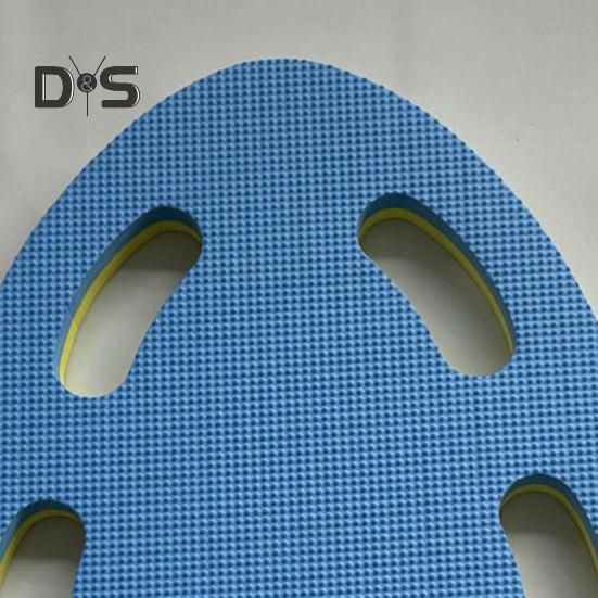 Kids Swimming Kickboard Swim Training Aid Pool Floating Board with 6 Handrail Holes Safety Swim Board for Beginners