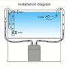 Clear Glass Lily Pipe Outflow And Skimmer Inflow With Suction Cup 13Mm 17Mm For Aquarium Planted Fish Tank Aquatic Filtration System