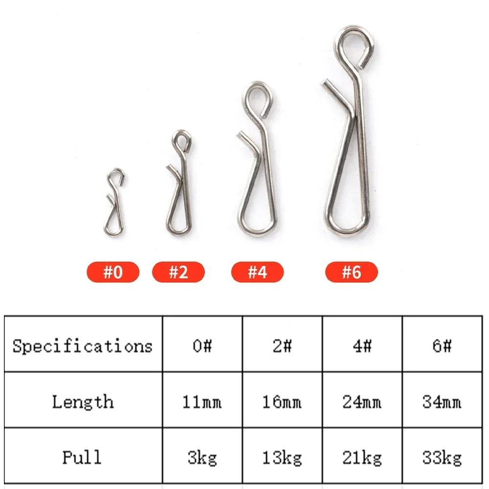 Oem 1000pcs Stainless Steel Quick Lead Snap Bait Weight Swivel Hook Tackle Gear Connector For Hanging Fishing Sea Accessories