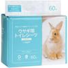 By Amazon Rabbit Toilet Pads, Double-Sided Absorbent, 60 Sheets