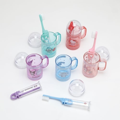 skater toothbrush portable travel set children toothbrush case cinnamoroll friends sanrio girls girls going out elementary school kindergarten nursery