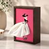 Luxury Art Ballet Tissue Box Elegant Design Tissue Dispenser Skirt Tissue Box  Bedroom Table