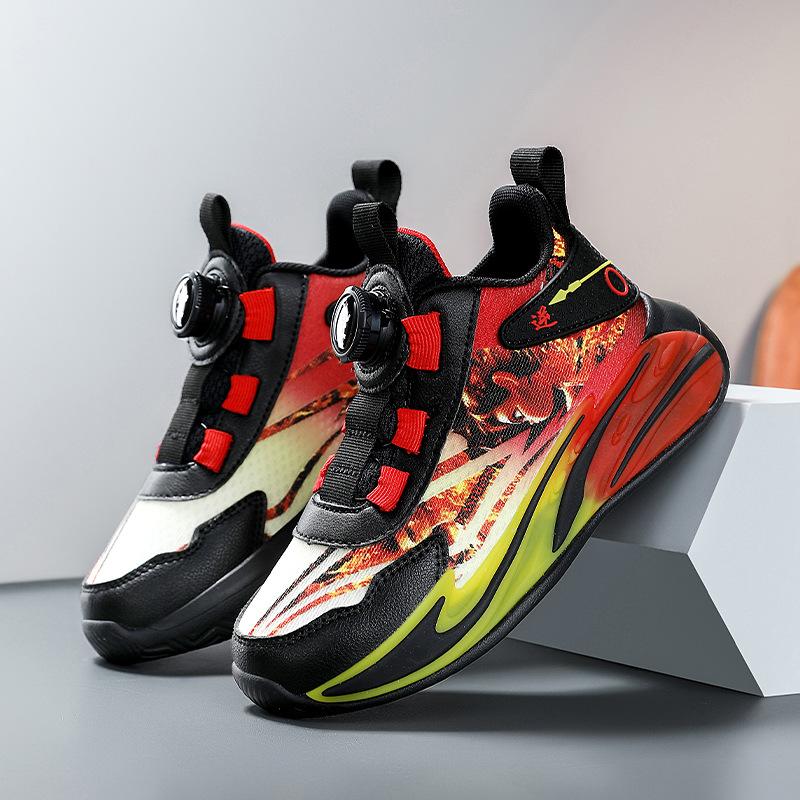 Classmates Boys Basketball Shoes 2025 Spring and Autumn Lightweight Children's Running Sneakers Middle and Older Boys Training Sneakers