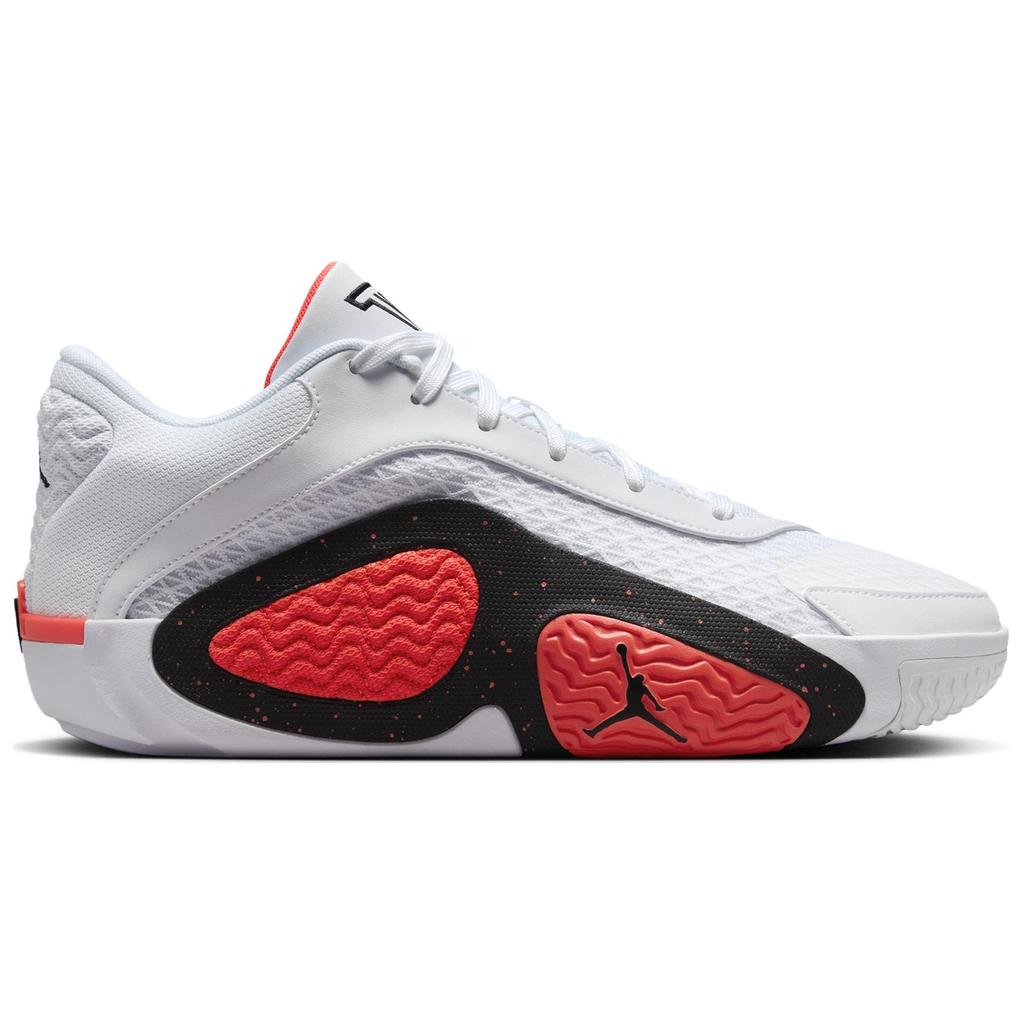 Air Jordan Jordan Tatum 2 PF Red Cement Unisex Sneakers White Bright-Crimson Black FJ6458-106