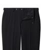 Musinsa Standard Heavyweight Fleece-Lined Wide Hidden Elastic Waist Slacks [Black]