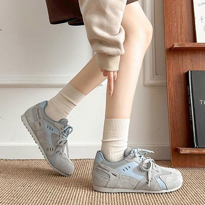 Rindslederversion~ Echtes Leder Forrest Gump Schuhe Damen 2025 Frühling und Sommer neu retro vielseitige Sport-Trainingsschuhe lässige Damenschuhe