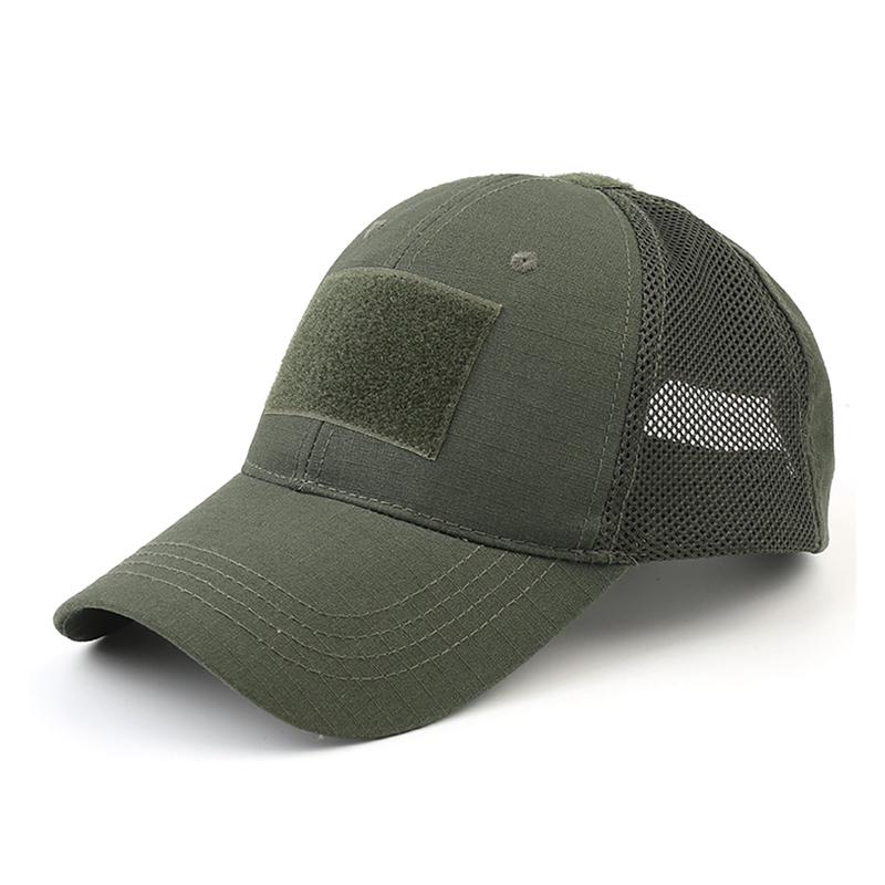 Tactical Army Hat Outdoor Sport Snapback Stripe Military Hats Camouflage Hat Simplicity Army Camo Hunting Mesh Cap