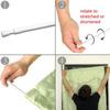Good Product Carbon Steel Adjustable Rod Tension Home Bathroom Curtain Extensible Rod Hanger