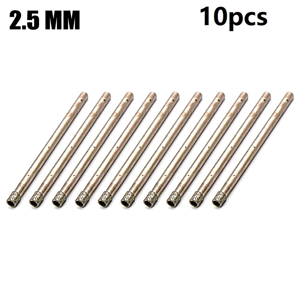 Drill Bit Bit Rotary Diamond Sleeve Shape 1-4mm 1/1.2/1.5/1.8/2/2.5/3/4mm